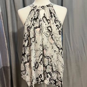 Laundry by Shelli Segal Snake Print Top